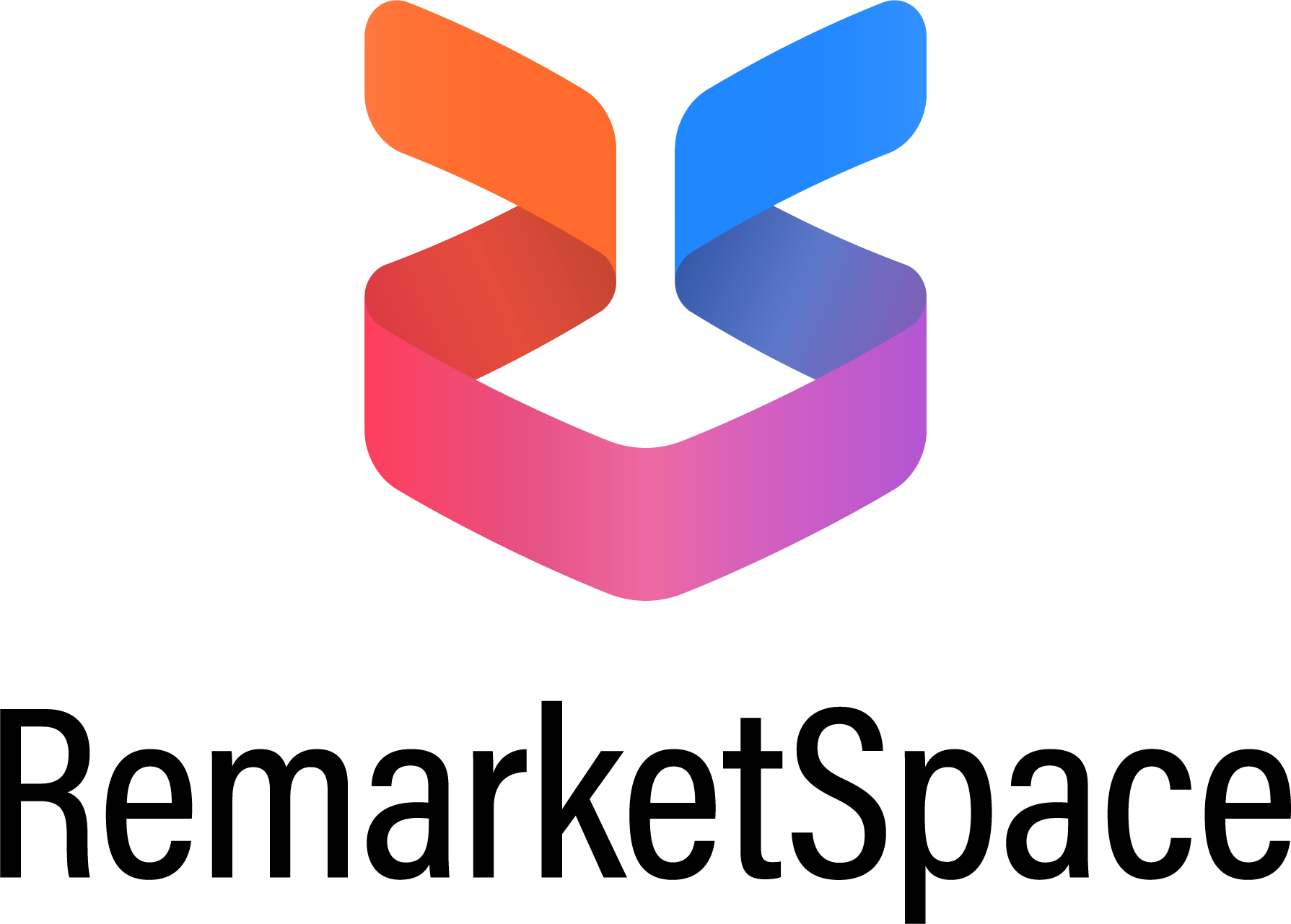 Remarket space black Logo
