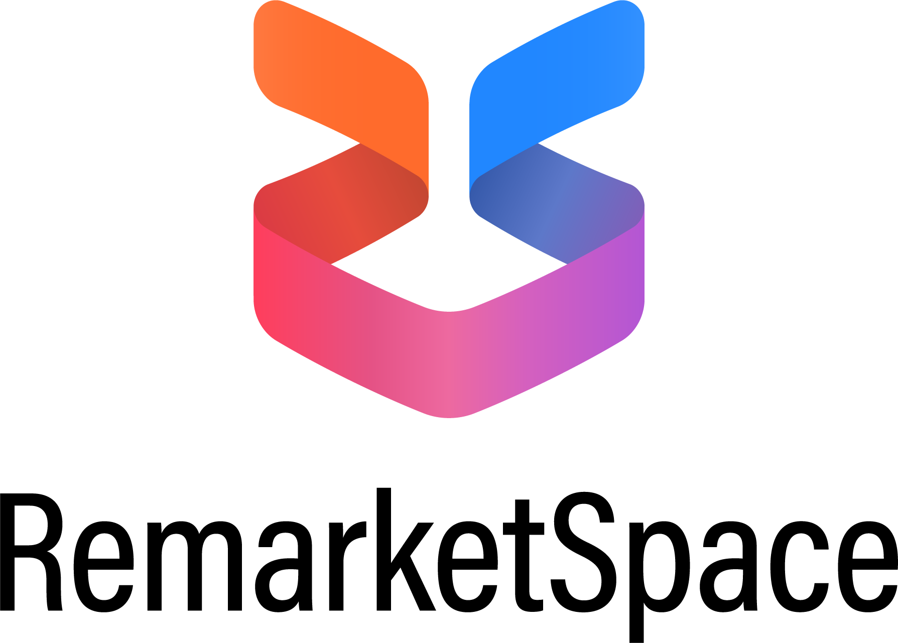 Remarket space black Logo